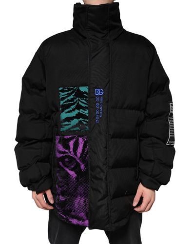 Nylon Puffer Men Full Zip Men's Jacket - Dolce & Gabbana - Modalova