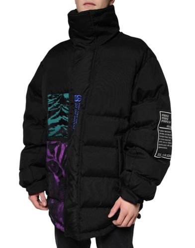 Nylon Puffer Men Full Zip Men's Jacket - Dolce & Gabbana - Modalova