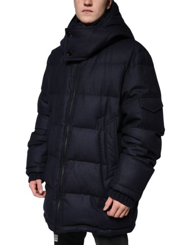 Nylon Hooded Puffer Men Coat Men's Jacket - Dolce & Gabbana - Modalova