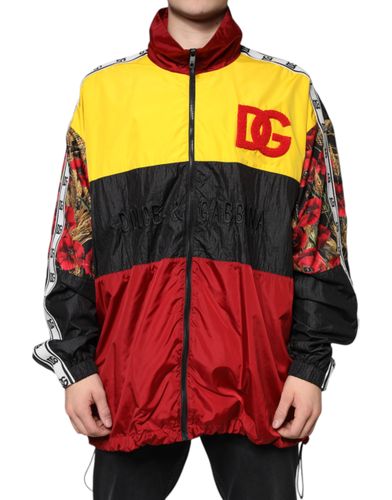 Patchwork Men Full Zip Men's Sweater - Dolce & Gabbana - Modalova