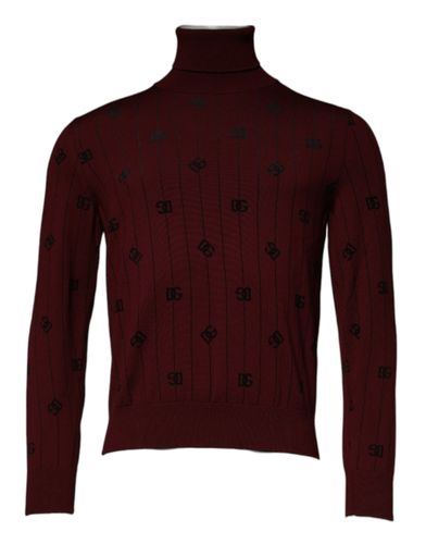 Monogram Turtleneck Pullover Men's Sweater - Dolce & Gabbana - Modalova