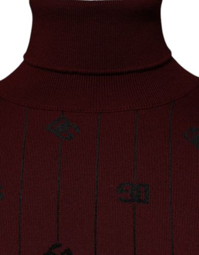 Monogram Turtleneck Pullover Men's Sweater - Dolce & Gabbana - Modalova
