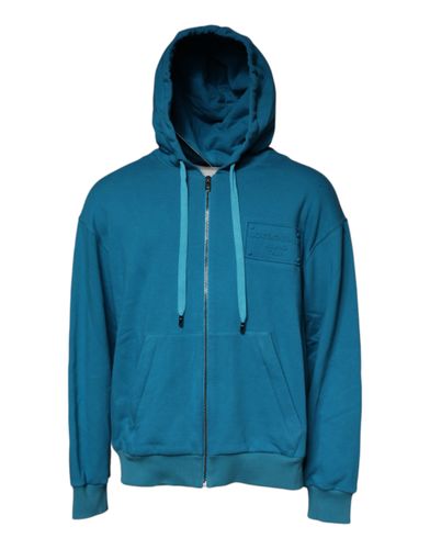 Logo Cotton Hooded Sweatshirt Men's Sweater - Dolce & Gabbana - Modalova