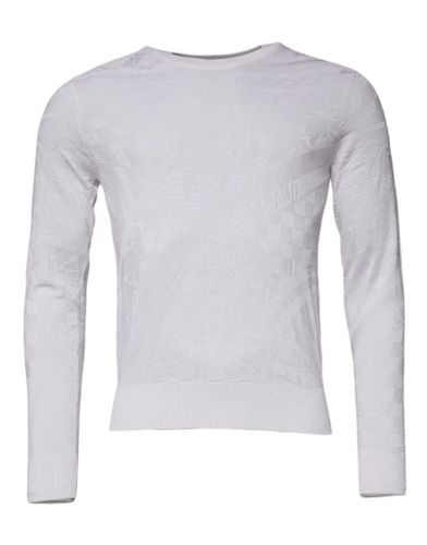 Silk Crew Neck Men Pullover Men's Sweater - Dolce & Gabbana - Modalova