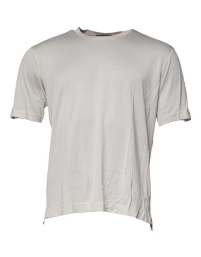 Silk Crew Neck Short Sleeve Men's T-shirt (Pre-Owned) - Dolce & Gabbana - Modalova
