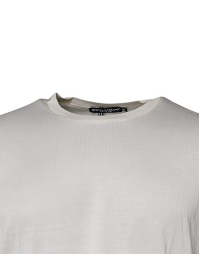 Silk Crew Neck Short Sleeve Men's T-shirt (Pre-Owned) - Dolce & Gabbana - Modalova