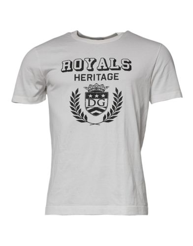 Royals Heritage Cotton Men's T-shirt (Pre-Owned) - Dolce & Gabbana - Modalova