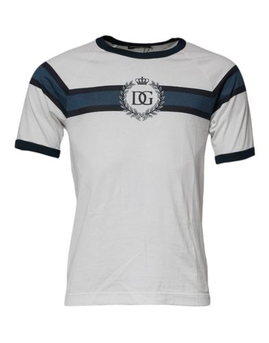 DG Crown Cotton Crew Neck Men's T-shirt (Pre-Owned) - Dolce & Gabbana - Modalova