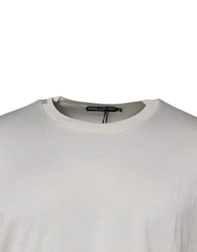 Silk CrewNeck Short Sleeve Men's T-shirt (Pre-Owned) - Dolce & Gabbana - Modalova