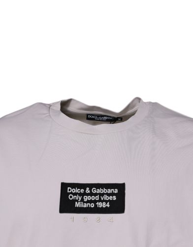 DG Logo Crew Neck Short Sleeves Men's T-shirt - Dolce & Gabbana - Modalova