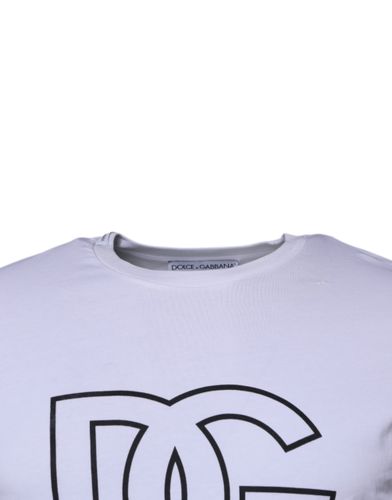 DG Logo Cotton Crew Neck Men's T-shirt (Pre-Owned) - Dolce & Gabbana - Modalova