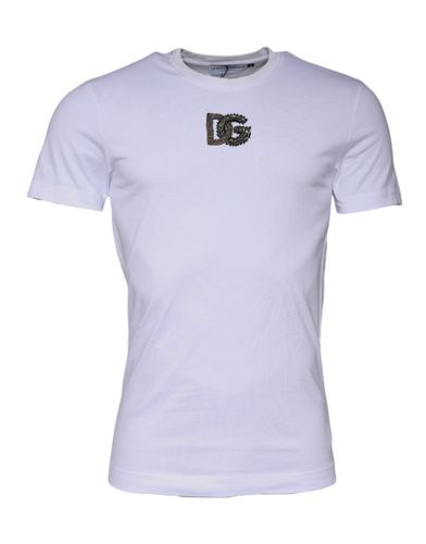 DG Logo Cotton Crew Neck Men's T-shirt (Pre-Owned) - Dolce & Gabbana - Modalova