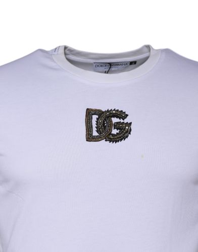 DG Logo Cotton Crew Neck Men's T-shirt (Pre-Owned) - Dolce & Gabbana - Modalova