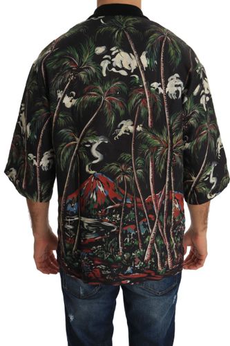 Volcano Sicily Short Sleeve Men's T-Shirt - Dolce & Gabbana - Modalova