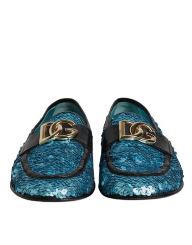 Sequined Loafers Formal Dress Men's Shoes (Pre-Owned) - Dolce & Gabbana - Modalova