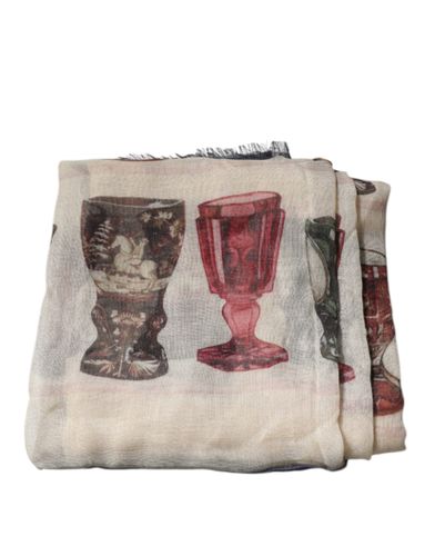 Glass Cashmere Foulard Women's Scarf (Pre-Owned) - Dolce & Gabbana - Modalova