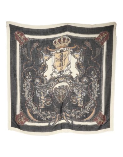 Printed Cashmere Foulard Men's Scarf (Pre-Owned) - Dolce & Gabbana - Modalova