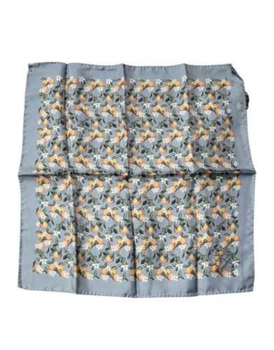 Oranges Silk Square Handkerchief Men's Scarf - Dolce & Gabbana - Modalova