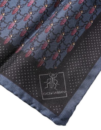 Dark Beetle Square Handkerchief Men's Scarf - Dolce & Gabbana - Modalova