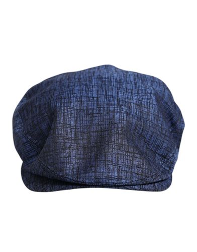 Cotton Stretch Newsboy Men's Hat - Dolce & Gabbana - Modalova