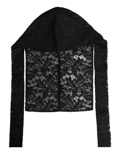 Floral Lace Whole Head Wrap Women's Hat - Dolce & Gabbana - Modalova