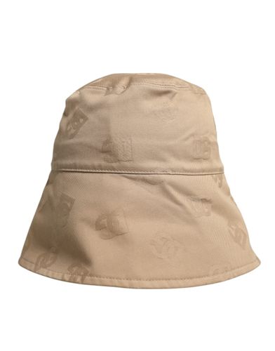 Logo Monogram Cotton Bucket Men's Cap - Dolce & Gabbana - Modalova