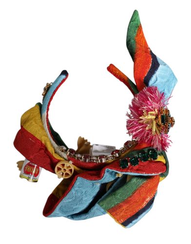 Floral Crystal Embellished Diadem Women's Headband - Dolce & Gabbana - Modalova