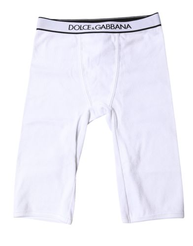 Logo Cotton Cropped Tights Women's Underwear - Dolce & Gabbana - Modalova