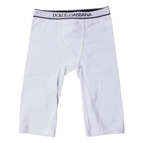 Logo Cotton Cropped Tights Women's Underwear - Dolce & Gabbana - Modalova