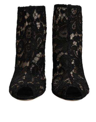 Floral Lace Heels Ankle Boots Women's Shoes (Pre-Owned) - Dolce & Gabbana - Modalova