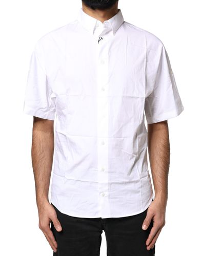 Cotton Button Down Casual Men Polo Men's Shirt - Dolce & Gabbana - Modalova