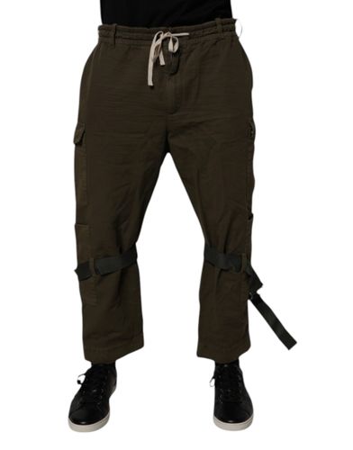 Cotton Stretch Cargo Pants - Dolce & Gabbana - Modalova