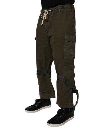 Cotton Stretch Cargo Pants - Dolce & Gabbana - Modalova