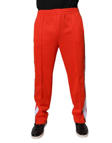 Red White Mid Waist Men Jogger SweatMen's Men's Pants (Pre-Owned) - MSGM - Modalova