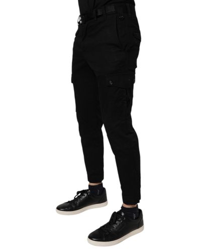 Cotton Stretch Skinny Cargo Denim Men's Jeans - Dolce & Gabbana - Modalova