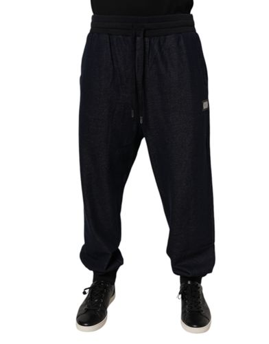 Jacquard Cotton Jogger SweatMen's Men's Pants - Dolce & Gabbana - Modalova