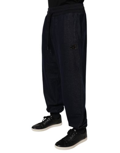 Jacquard Cotton Jogger SweatMen's Men's Pants - Dolce & Gabbana - Modalova