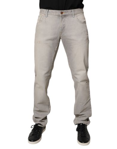 Light Cotton Skinny Denim Men's Jeans - Dolce & Gabbana - Modalova