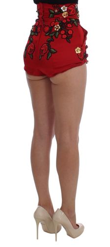 Silk Roses Sicily Women's Shorts - Dolce & Gabbana - Modalova