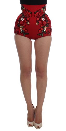 Silk Roses Sicily Women's Shorts - Dolce & Gabbana - Modalova