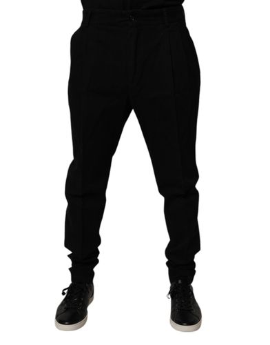 Cotton Stretch Skinny Men's Pants - Dolce & Gabbana - Modalova