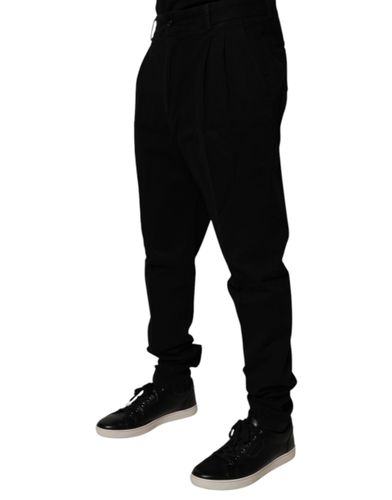 Cotton Stretch Skinny Men's Pants - Dolce & Gabbana - Modalova
