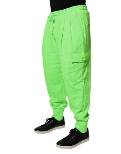 Neon Cargo Jogger Men SweatMen's Men's Pants - Dolce & Gabbana - Modalova