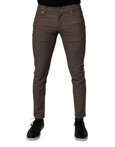 Cotton Stretch Chino Men's Pants - Dolce & Gabbana - Modalova