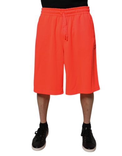 Polyester Mid Waist Men Bermuda Men's Shorts (Pre-Owned) - Dolce & Gabbana - Modalova
