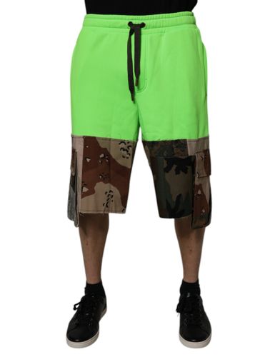 Patchwork Cargo Bermuda Men's Shorts (Pre-Owned) - Dolce & Gabbana - Modalova