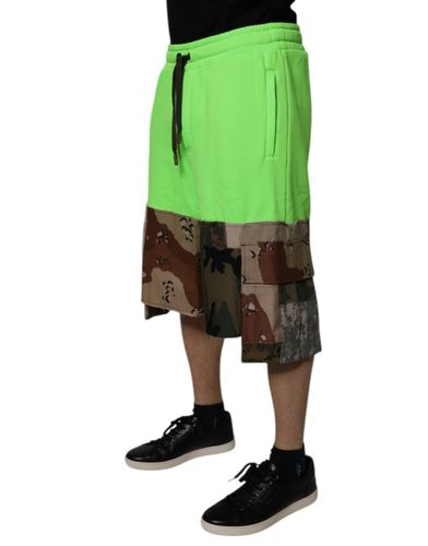 Patchwork Cargo Bermuda Men's Shorts (Pre-Owned) - Dolce & Gabbana - Modalova