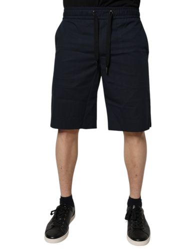 Dark Cotton Bermuda SweatMen's Men's Shorts - Dolce & Gabbana - Modalova