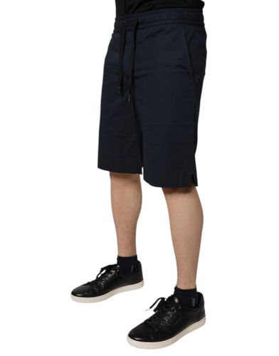 Dark Cotton Bermuda SweatMen's Men's Shorts - Dolce & Gabbana - Modalova