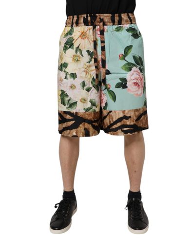 Floral Print Men Bermuda Men's Shorts - Dolce & Gabbana - Modalova